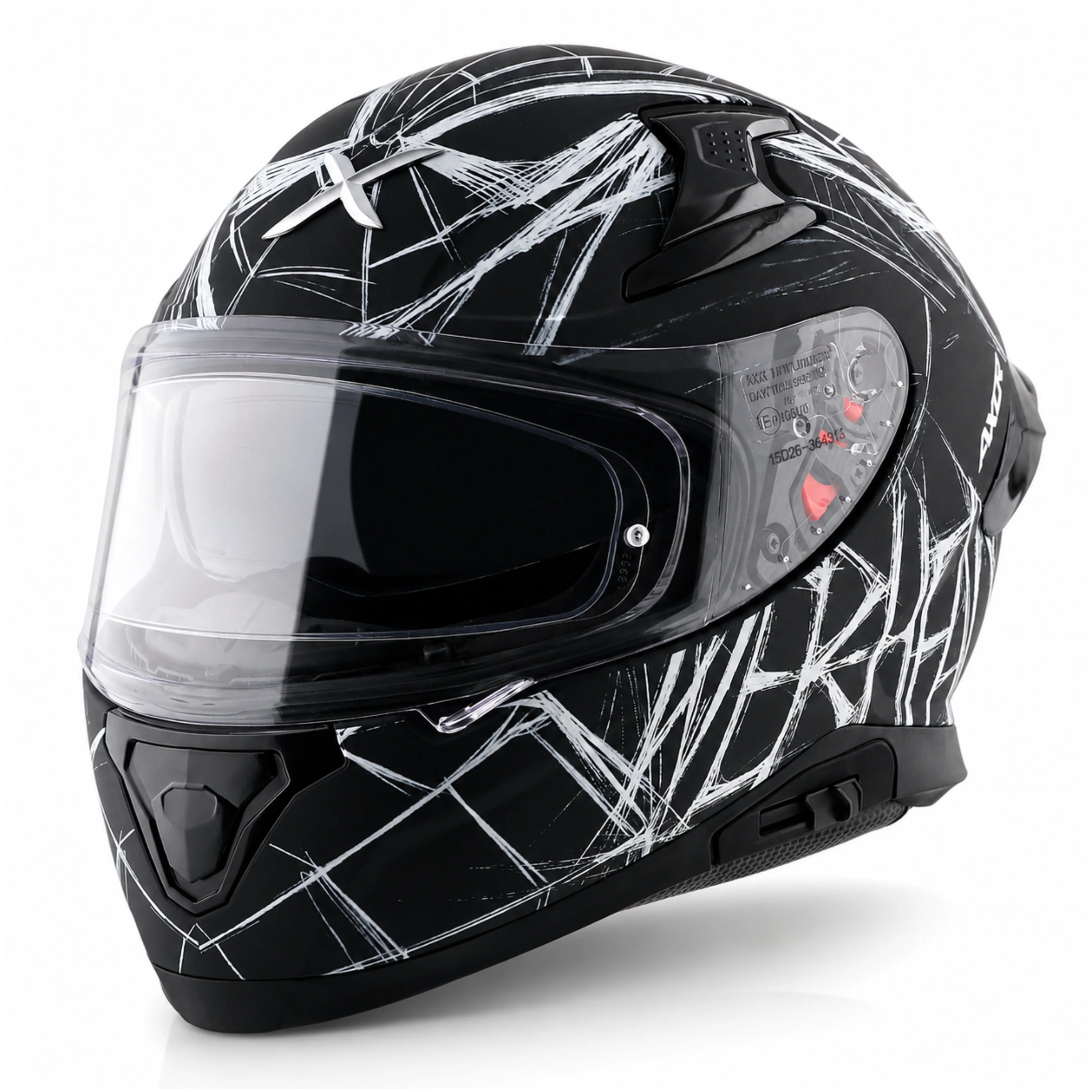 Axor Apex Marvel Spider Man Edition Full-Face Helmet With Spoiler - Image 11