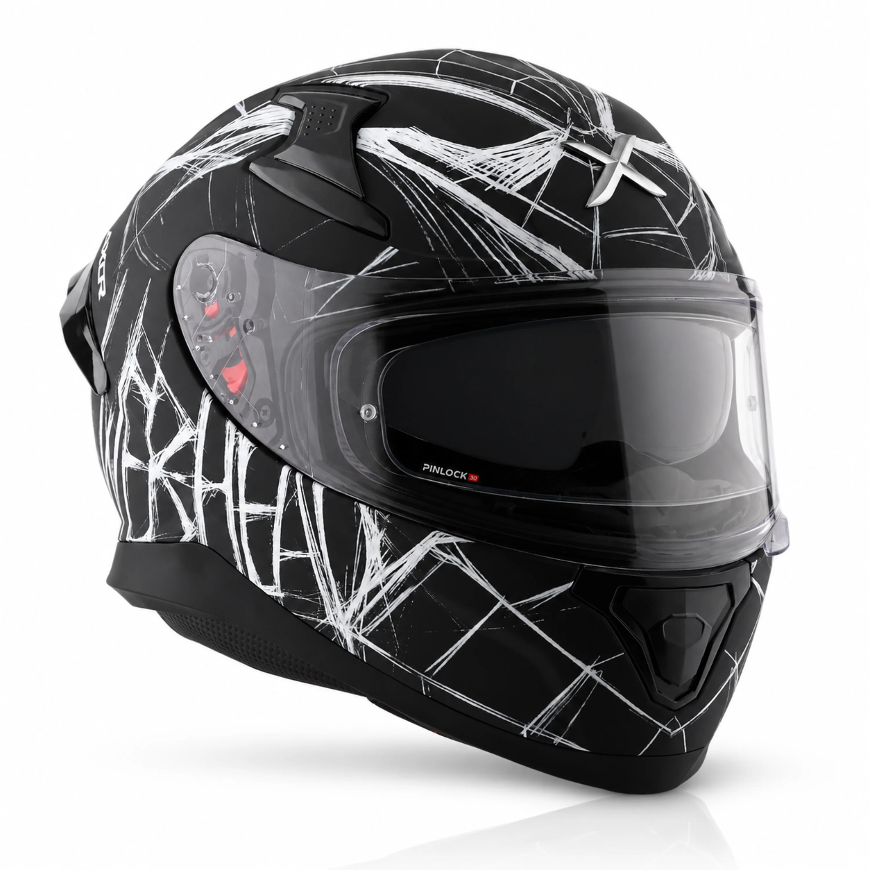 Axor Apex Marvel Spider Man Edition Full-Face Helmet With Spoiler - Image 13