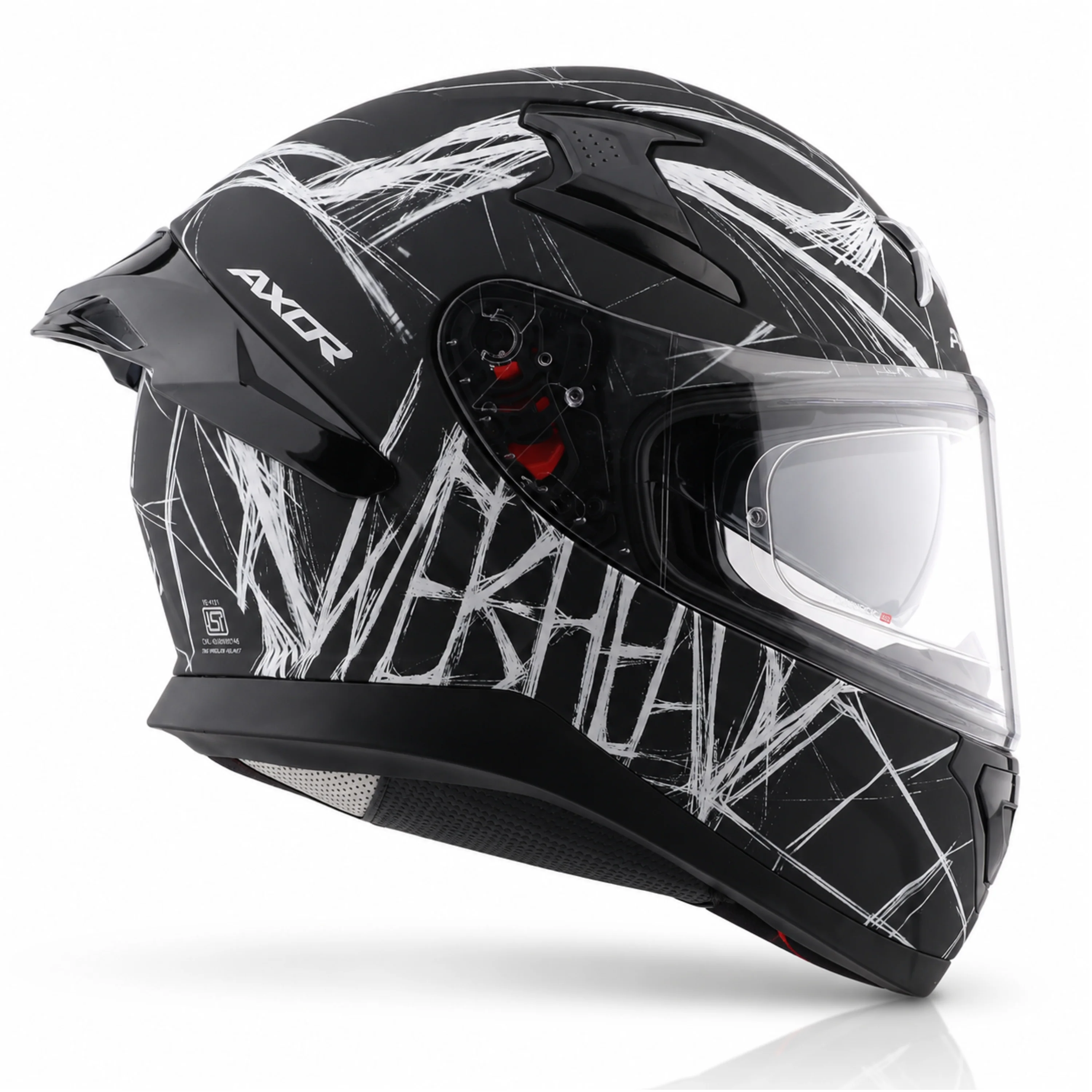 Axor Apex Marvel Spider Man Edition Full-Face Helmet With Spoiler - Image 14
