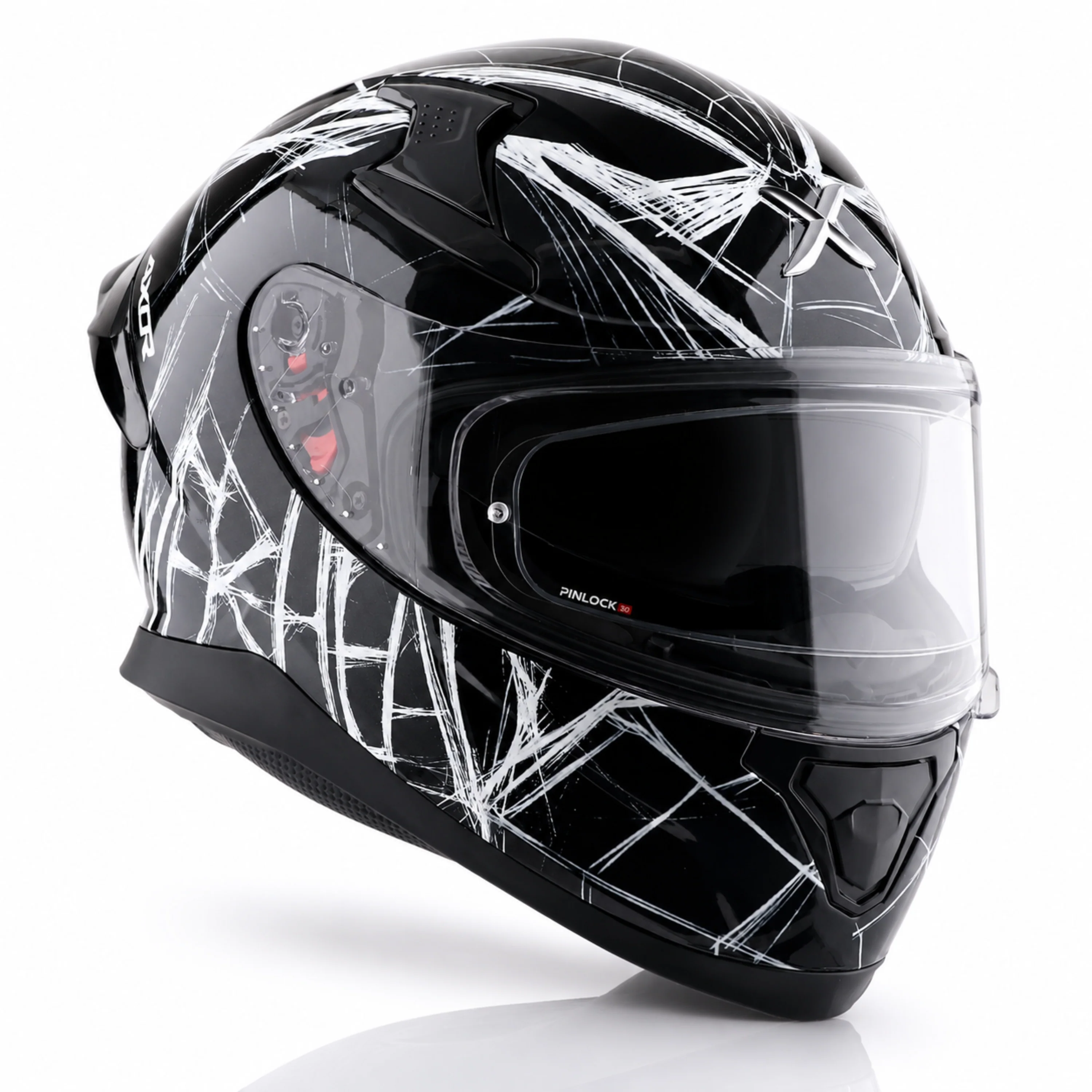 Axor Apex Marvel Spider Man Edition Full-Face Helmet With Spoiler - Image 3