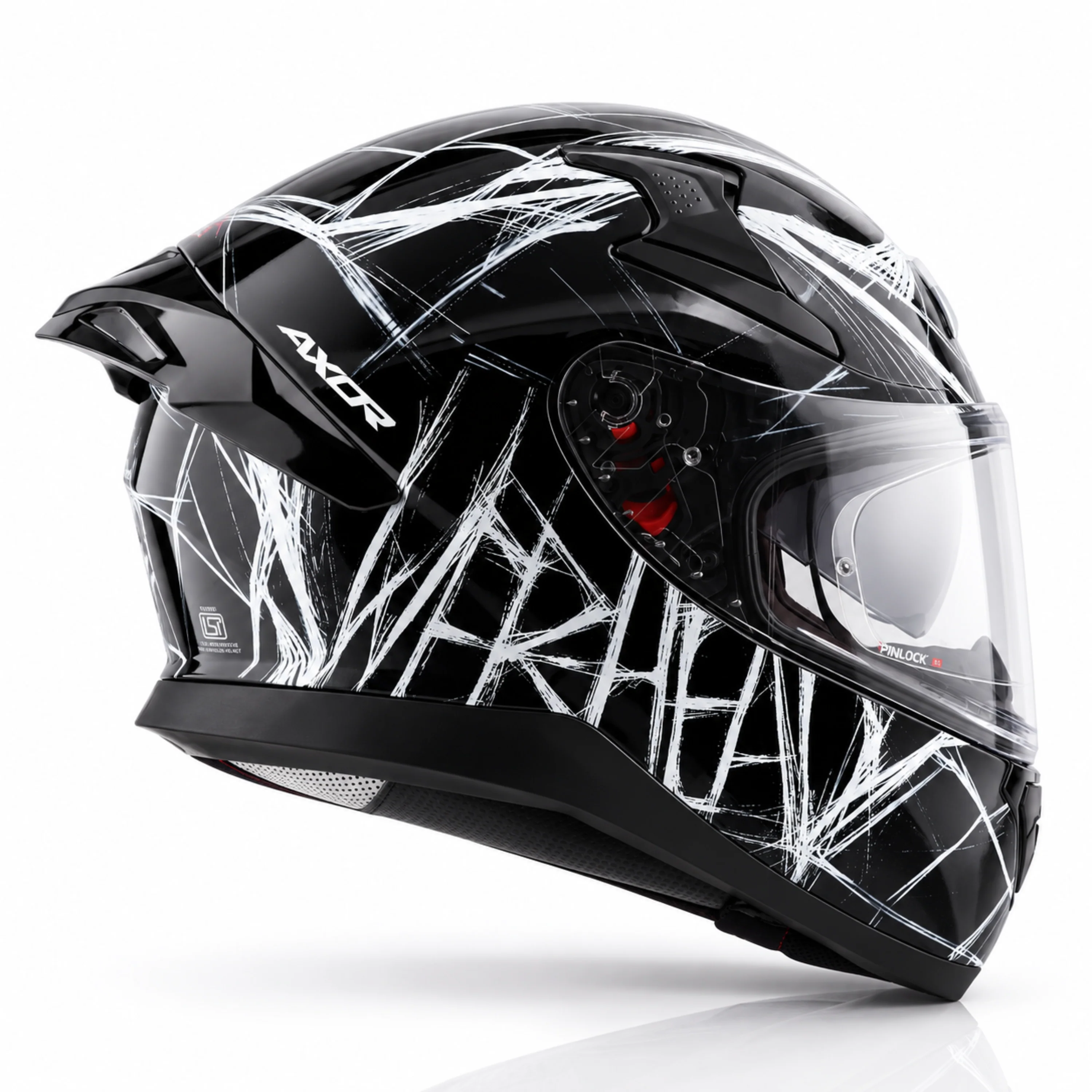 Axor Apex Marvel Spider Man Edition Full-Face Helmet With Spoiler - Image 4