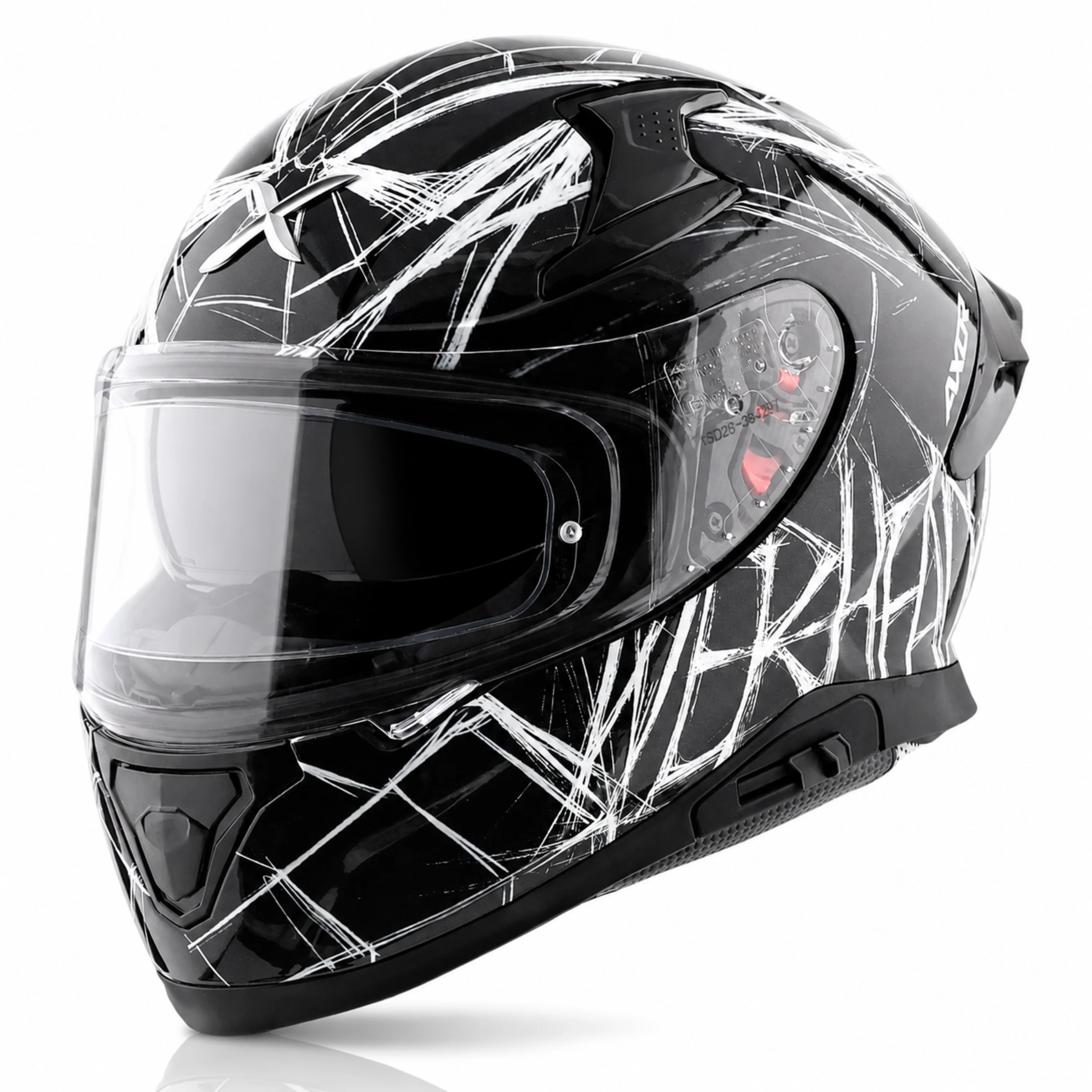 Axor Apex Marvel Spider Man Edition Full-Face Helmet With Spoiler - Image 7
