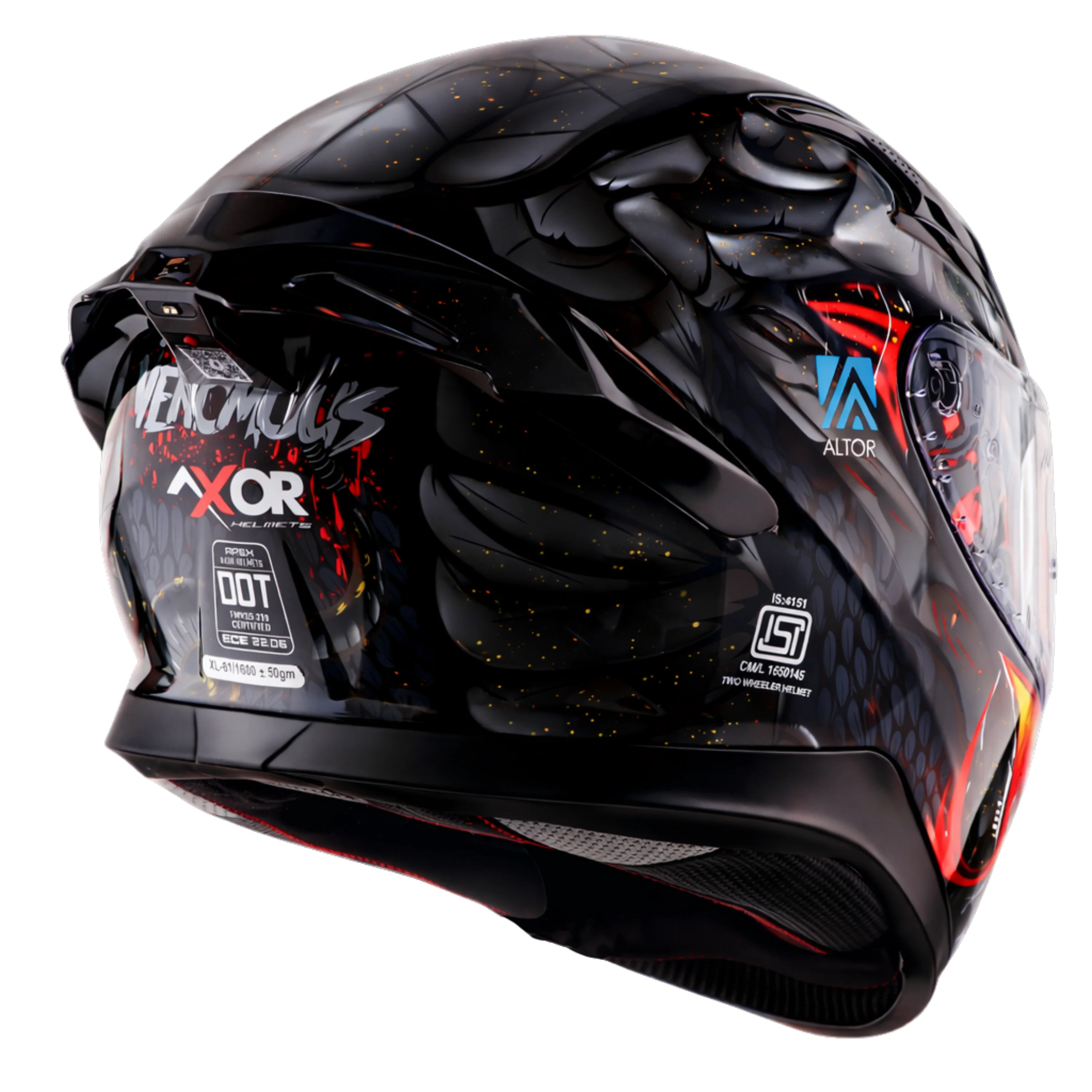 Axor X Altor Apex Venomous Smart Bluetooth Helmet - Image 4