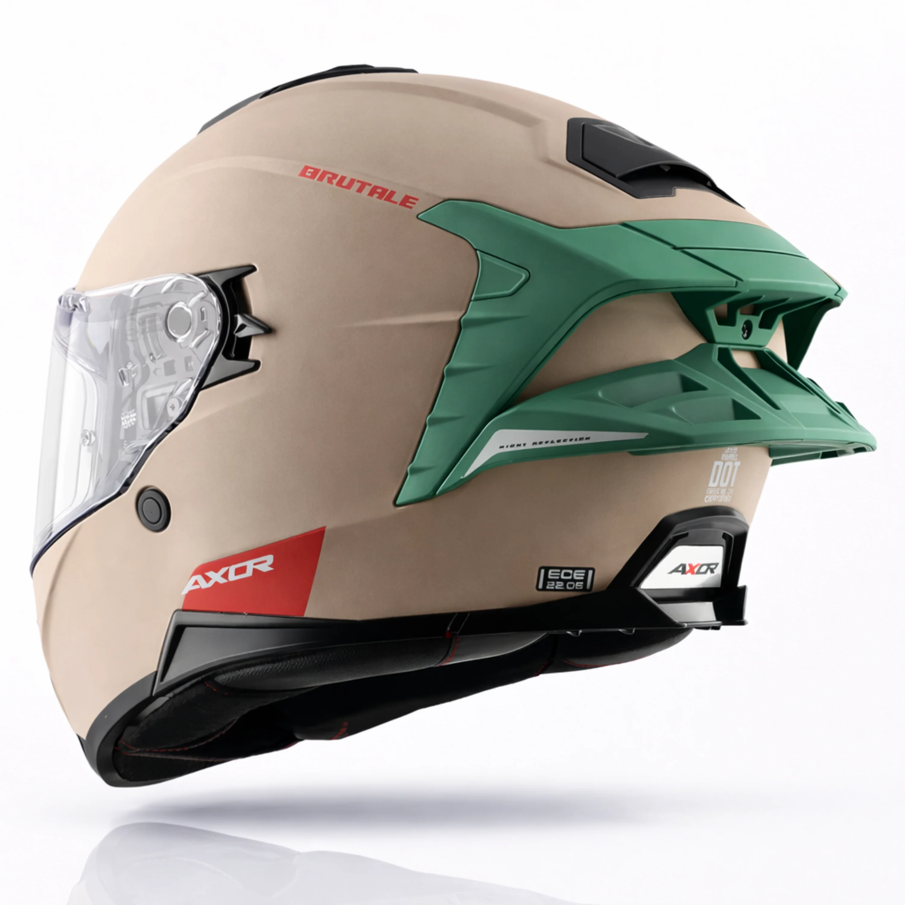 Brutale Corsa Dual Spoiler Helmet - Image 44