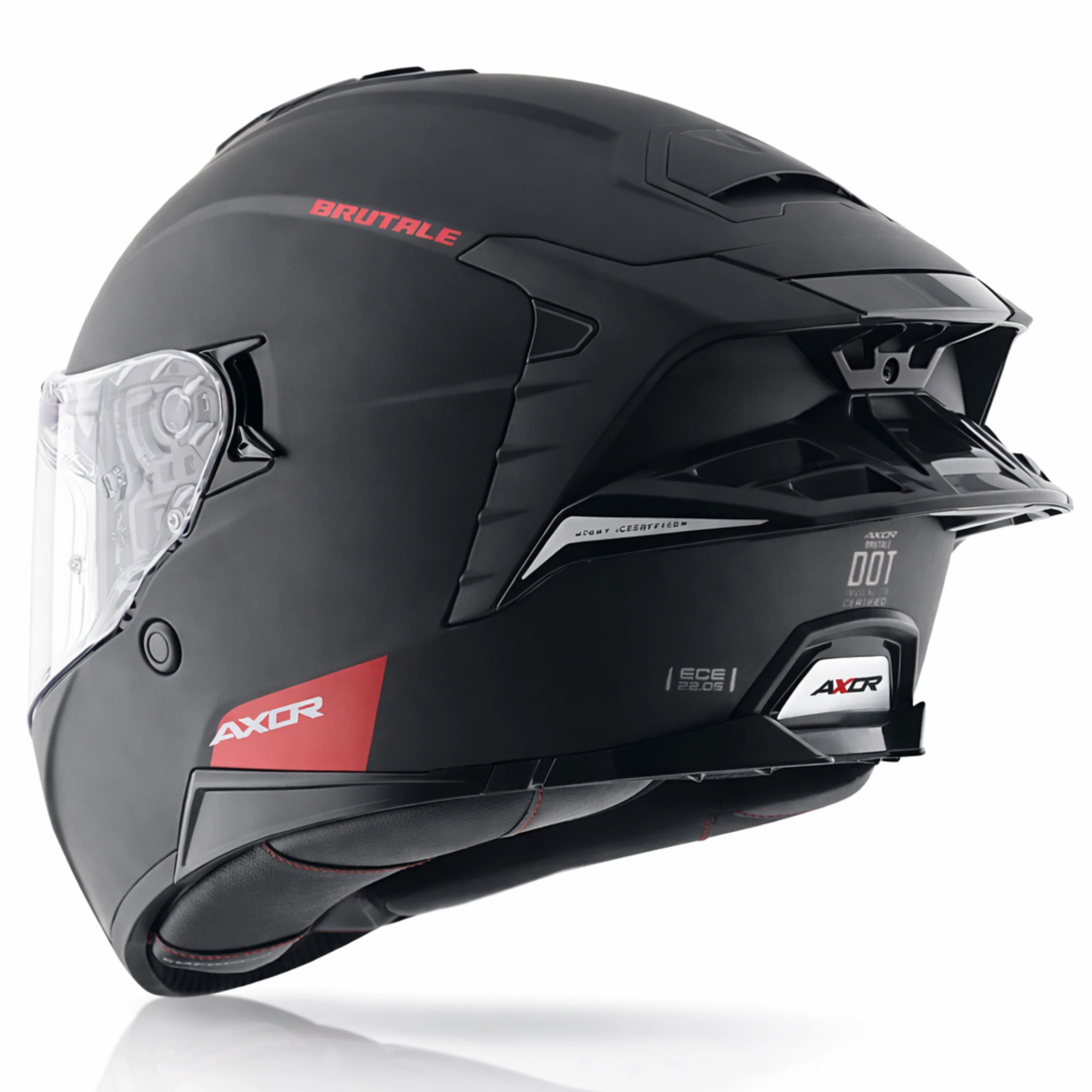 Brutale Solid Colors Dual Spoiler Helmet - Image 18