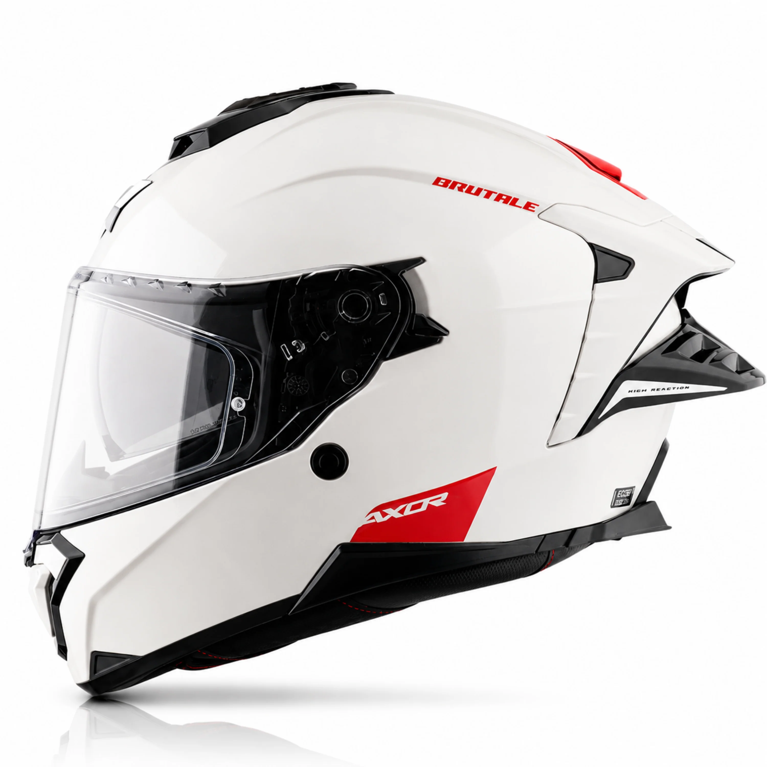 Brutale Solid Colors Dual Spoiler Helmet - Image 3