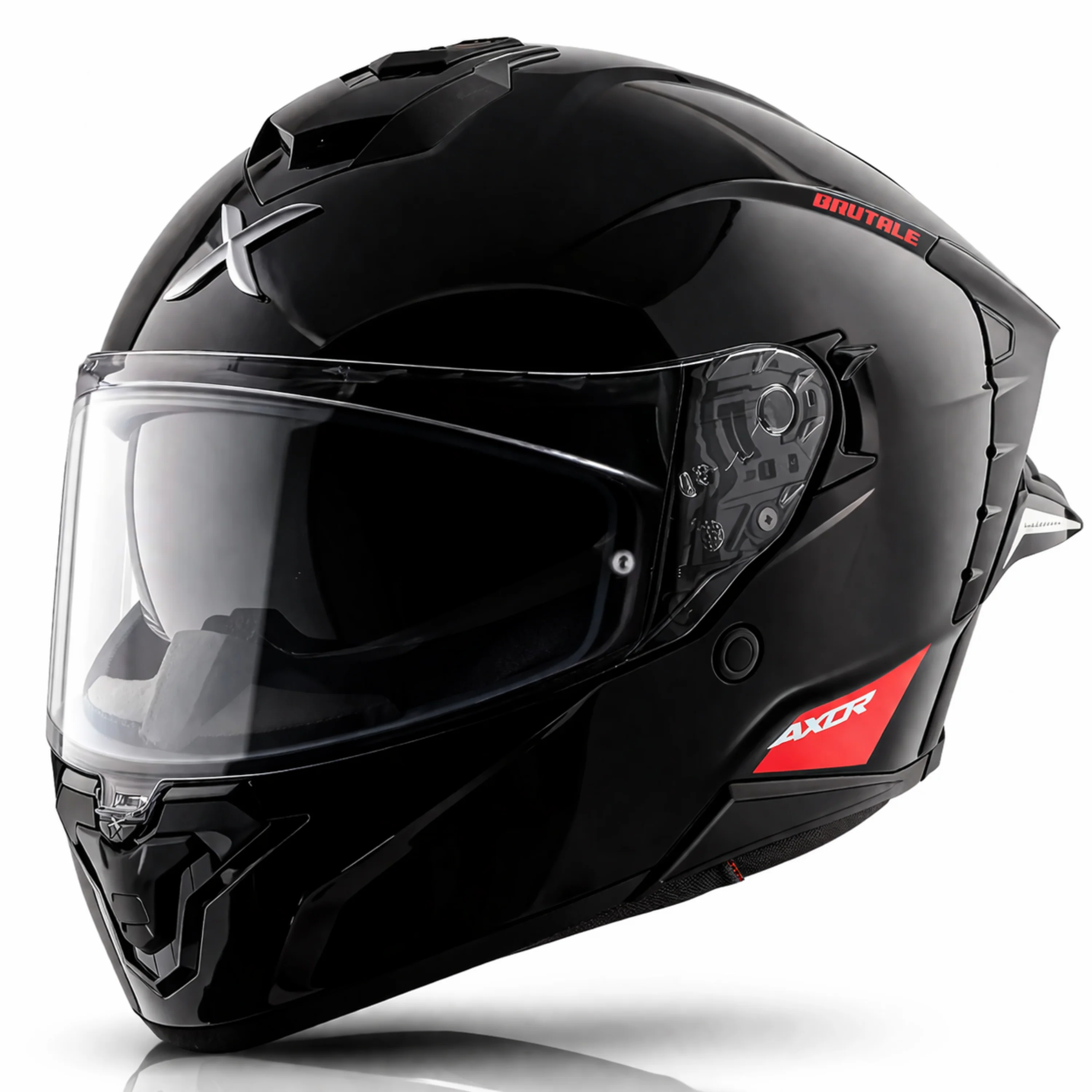 Brutale Solid Colors Dual Spoiler Helmet - Image 4