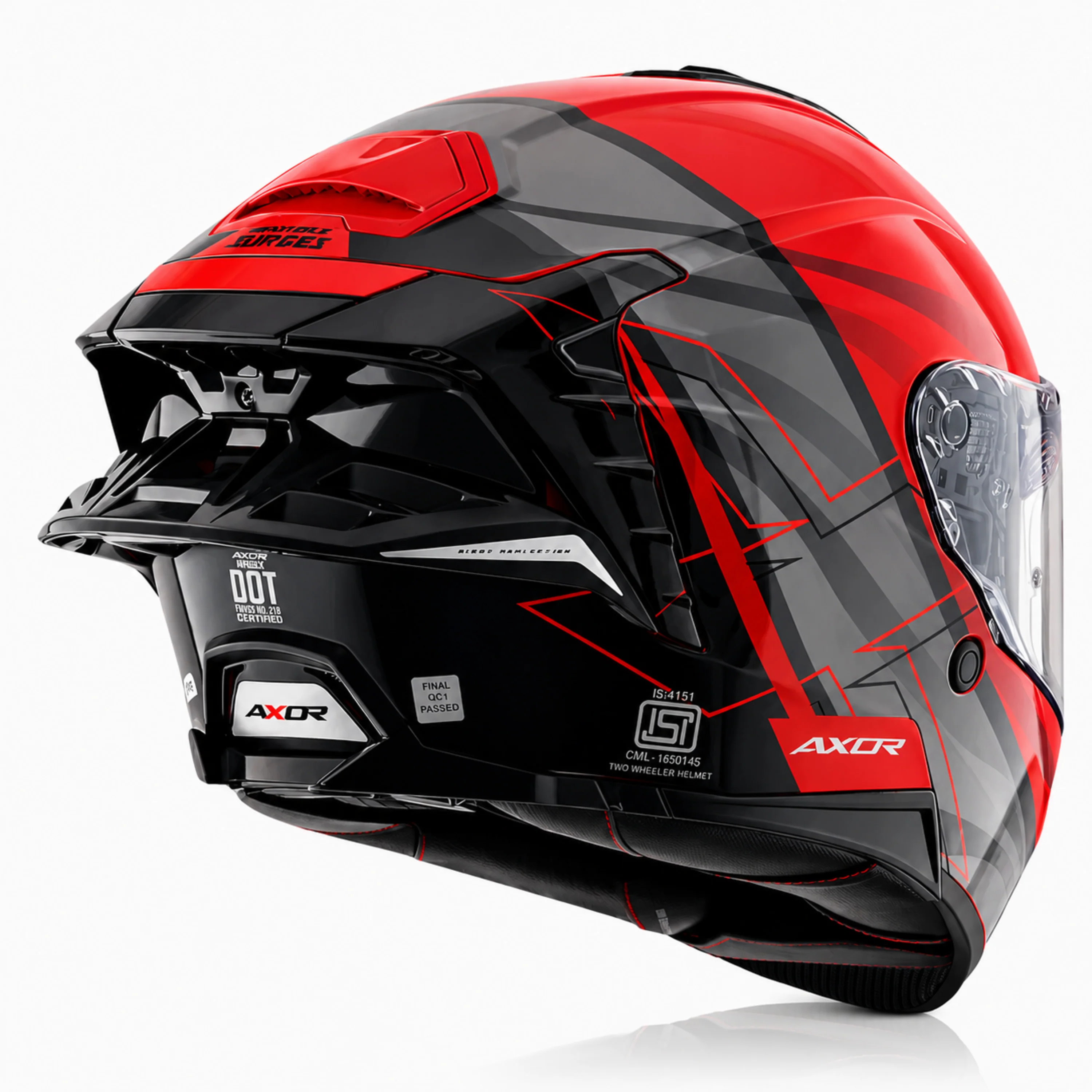 Brutale Surges Dual Spoiler Helmet - Image 6