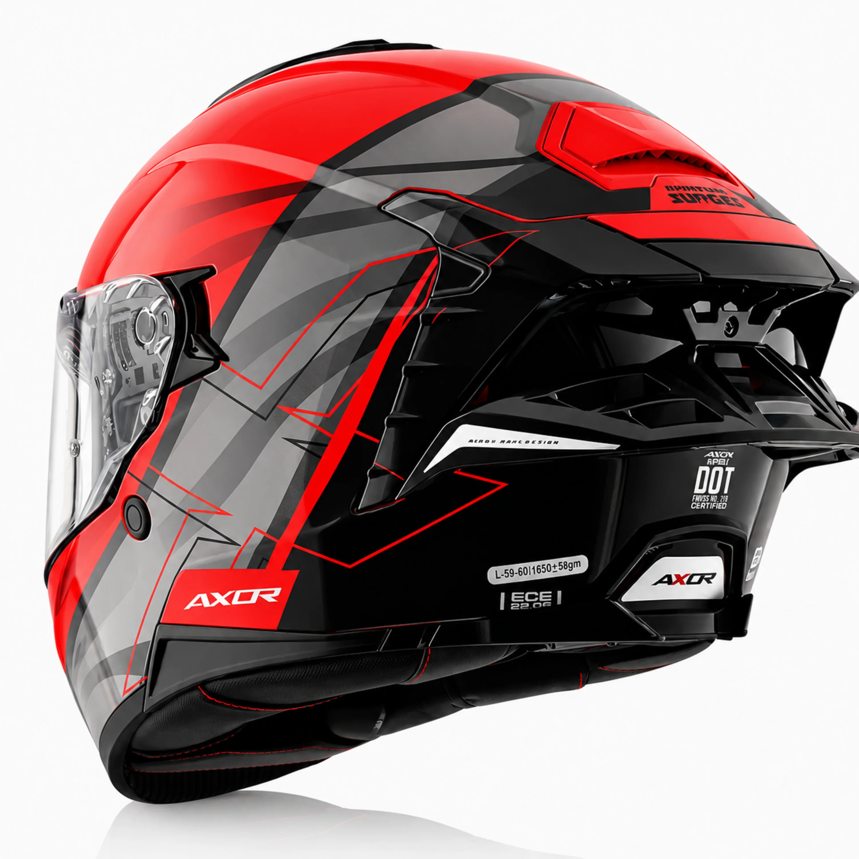 Brutale Surges Dual Spoiler Helmet - Image 8